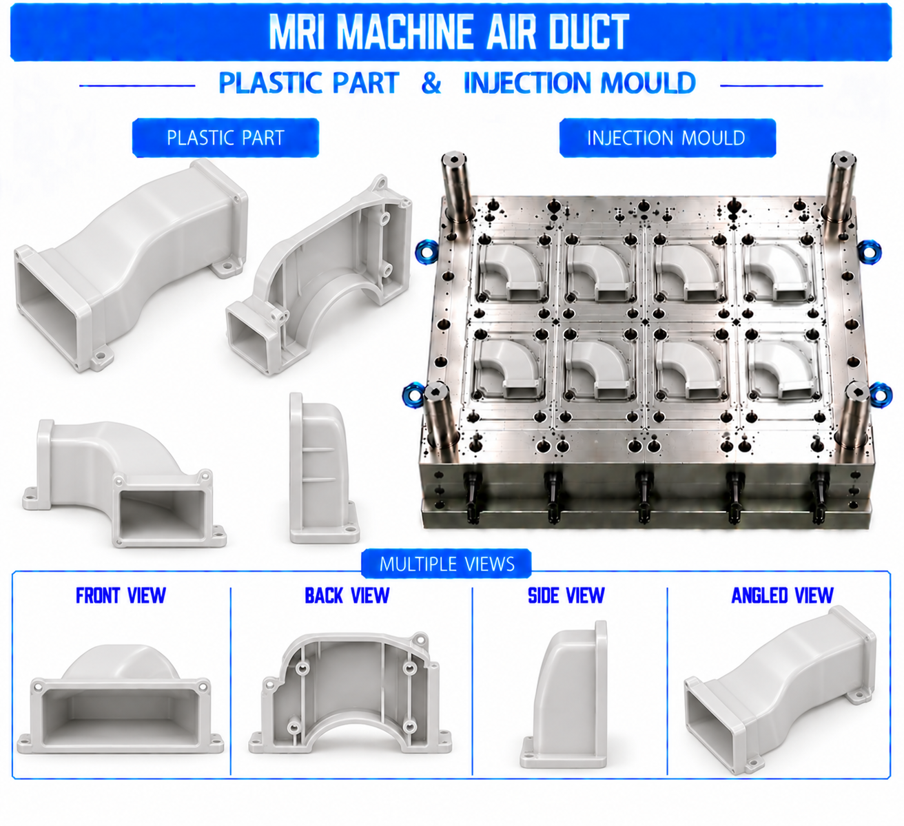 MRI Machine Plastic Air Duct Mould and Moulding Services